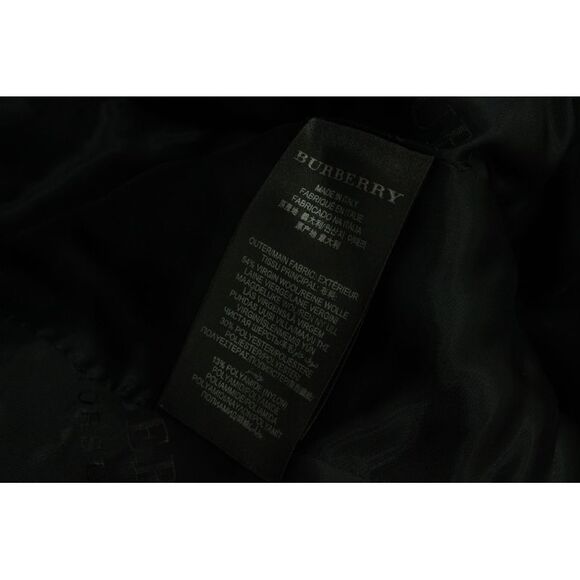 Burberry Trench Coat in Black Wool - Picture 7 of 8